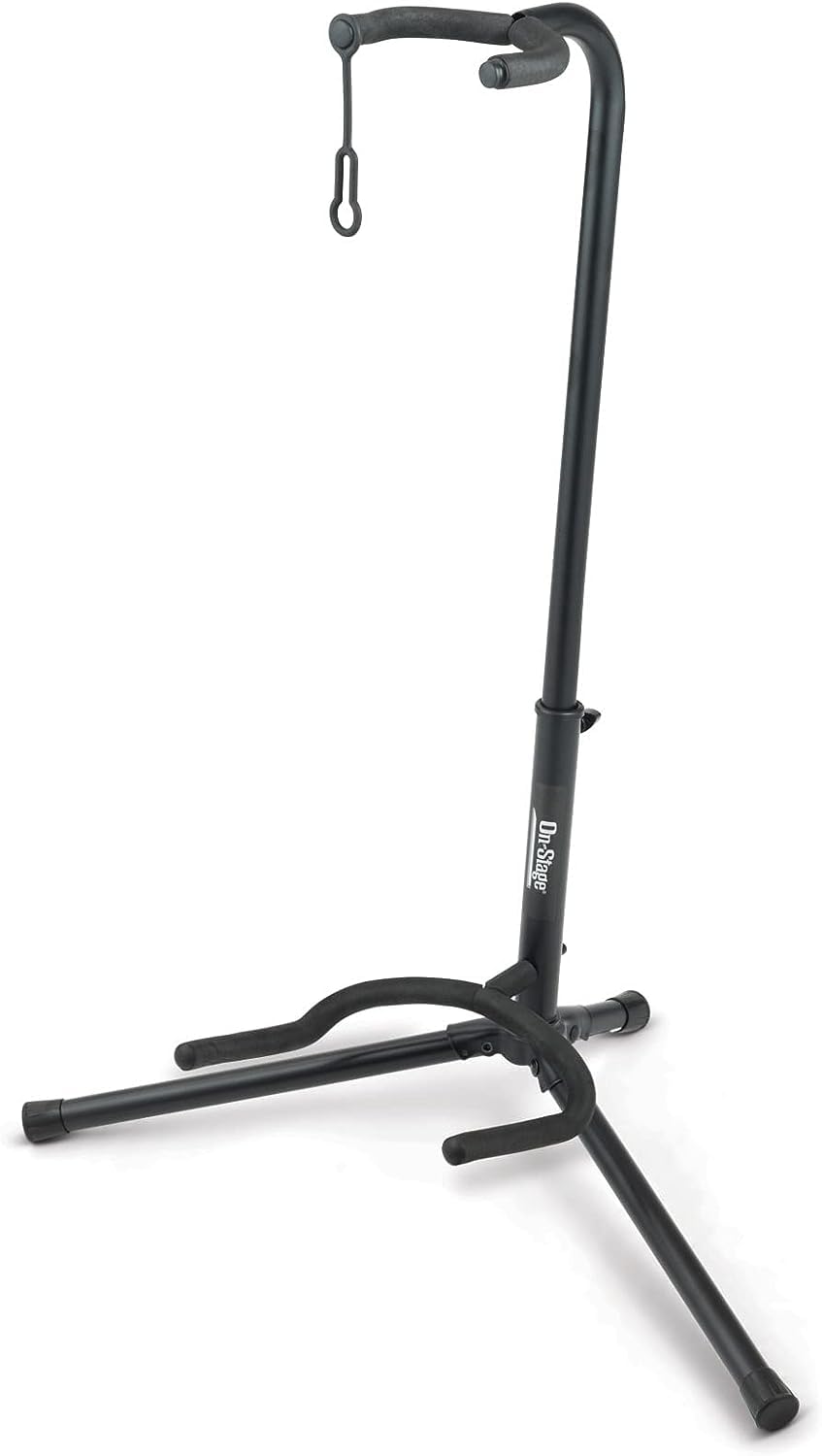 On-Stage Xcg4 Black Tripod Guitar Stand, Single
